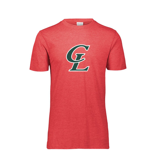 [FTSCUBRD-AS-LOGO1] Decker Men's Tri-Blend T-Shirt - Short Sleeve (Adult S, Red, Logo 1)