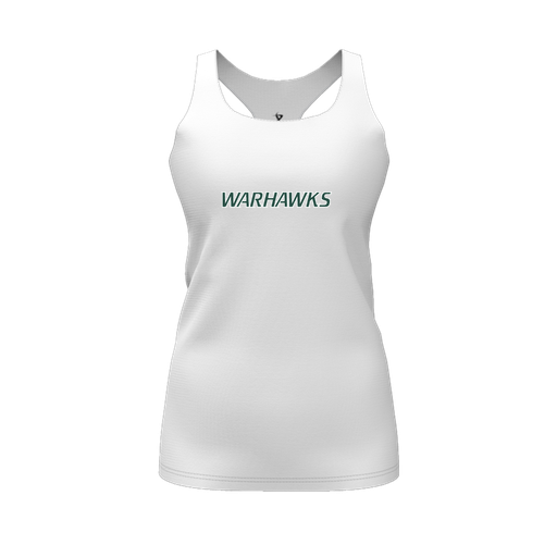 [FT0TRBWH-FYS-LOGO2] Decker Racerback Tank Top (Female Youth S, White, Logo 2)