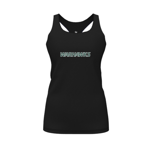 [FT0TRBBK-FYS-LOGO2] Decker Racerback Tank Top (Female Youth S, Black, Logo 2)