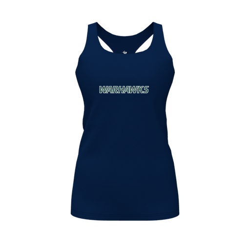 [FT0TRBNV-FYS-LOGO2] Decker Racerback Tank Top (Female Youth S, Navy, Logo 2)