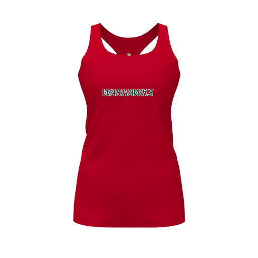 [FT0TRBRD-FYS-LOGO2] Decker Racerback Tank Top (Female Youth S, Red, Logo 2)