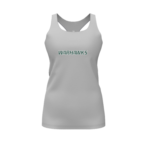 [FT0TRBGY-FYS-LOGO2] Decker Racerback Tank Top (Female Youth S, Gray, Logo 2)