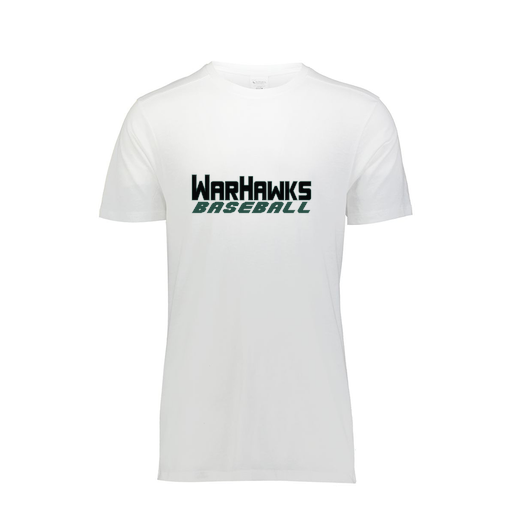 [FTSCUBWH-AS-LOGO3] Decker Men's Tri-Blend T-Shirt - Short Sleeve (Adult S, White, Logo 3)