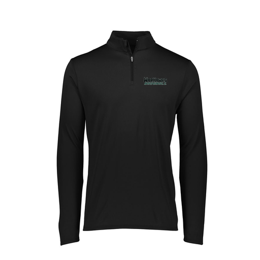 [FTLQFLBK-FAXS-LOGO3] Decker Women's Flex-Lite 1/4 Zip Shirt (Female Adult XS, Black, Logo 3)