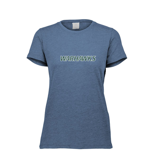[FTSCUBNV-FAXS-LOGO2] Decker Women's Tri-Blend T-Shirt - Short Sleeve (Female Adult XS, Navy, Logo 2)