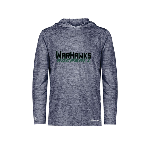 [FOLHCGNV-AS-LOGO3] Decker Men's Charge Hoodie (Adult S, Navy, Logo 3)