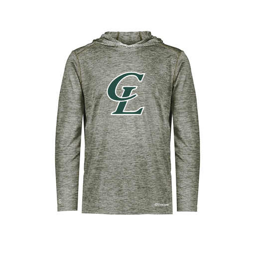 [FOLHCGGY-AS-LOGO1] Decker Men's Charge Hoodie (Adult S, Gray, Logo 1)