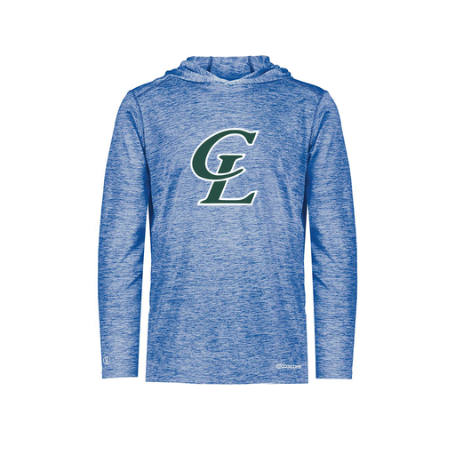 [FOLHCGRY-YS-LOGO1] Decker Youth Charge Hoodie (Youth S, Royal, Logo 1)