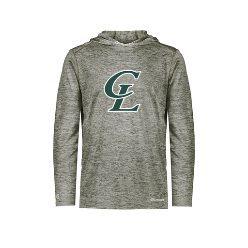 [FOLHCGGY-YS-LOGO1] Decker Youth Charge Hoodie (Youth S, Gray, Logo 1)