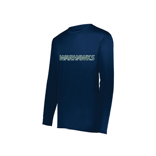 [222822.065.XS-LOGO2] Men's LS Smooth Sport Shirt (Adult XS, Navy, Logo 2)
