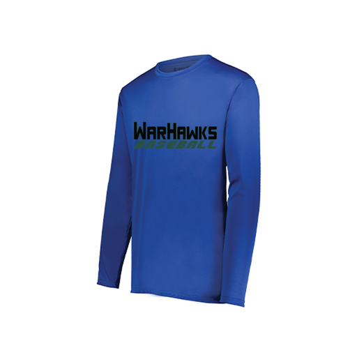 [222822.060.XS-LOGO3] Men's LS Smooth Sport Shirt (Adult XS, Royal, Logo 3)