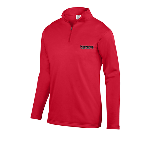 [DFW-FFQZ-RED-AS-LOGO3] Men's FlexFleece 1/4 Zip (Adult S, Red, Logo 3)