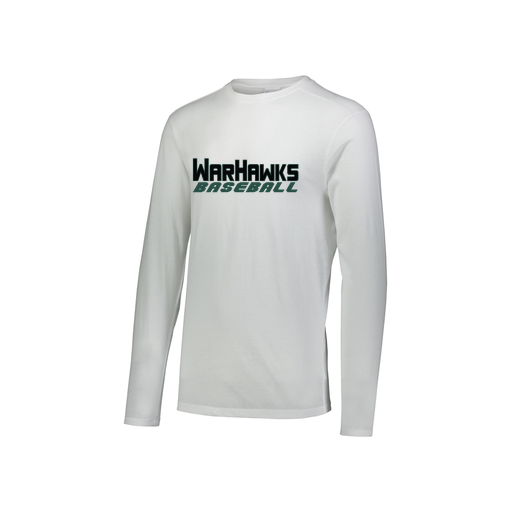 [FTLCUBWH-YS-LOGO3] Decker Youth Tri-Blend T-Shirt - Long Sleeve (Youth S, White, Logo 3)