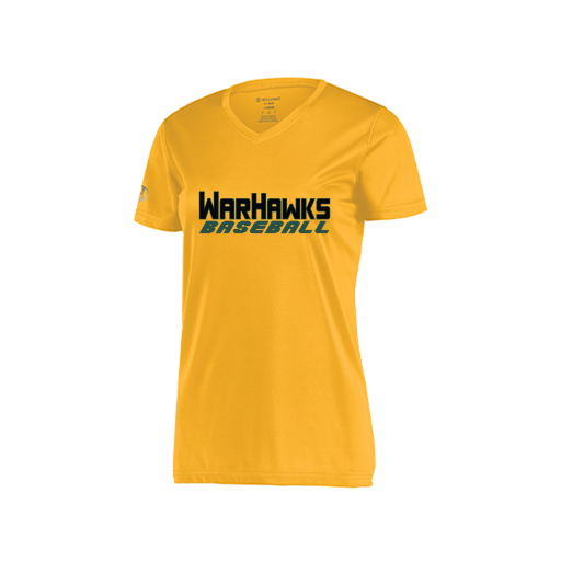 [222820.023.S-LOGO3] Ladies Movement Dri Fit Shirt (Female Adult S, Athletic Gold, Logo 3)